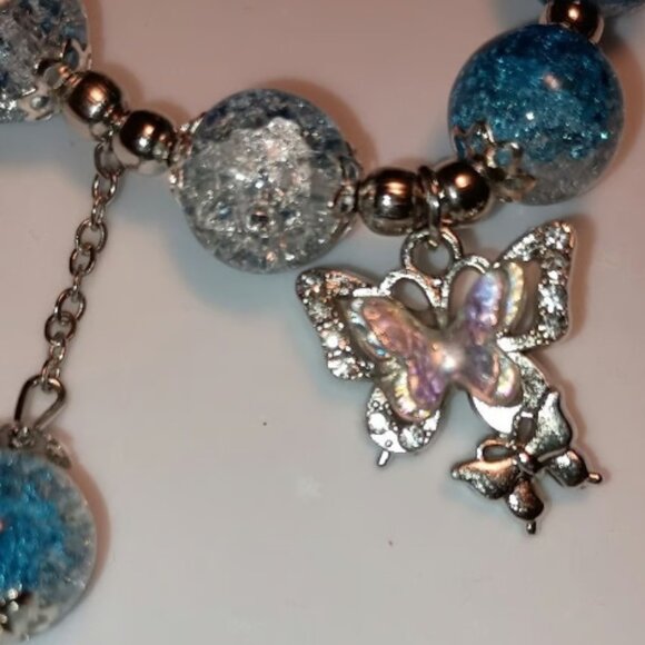 Blue Butterfly Bracelet - Picture 4 of 4